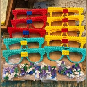Colorful Building Block Glasses for Kids